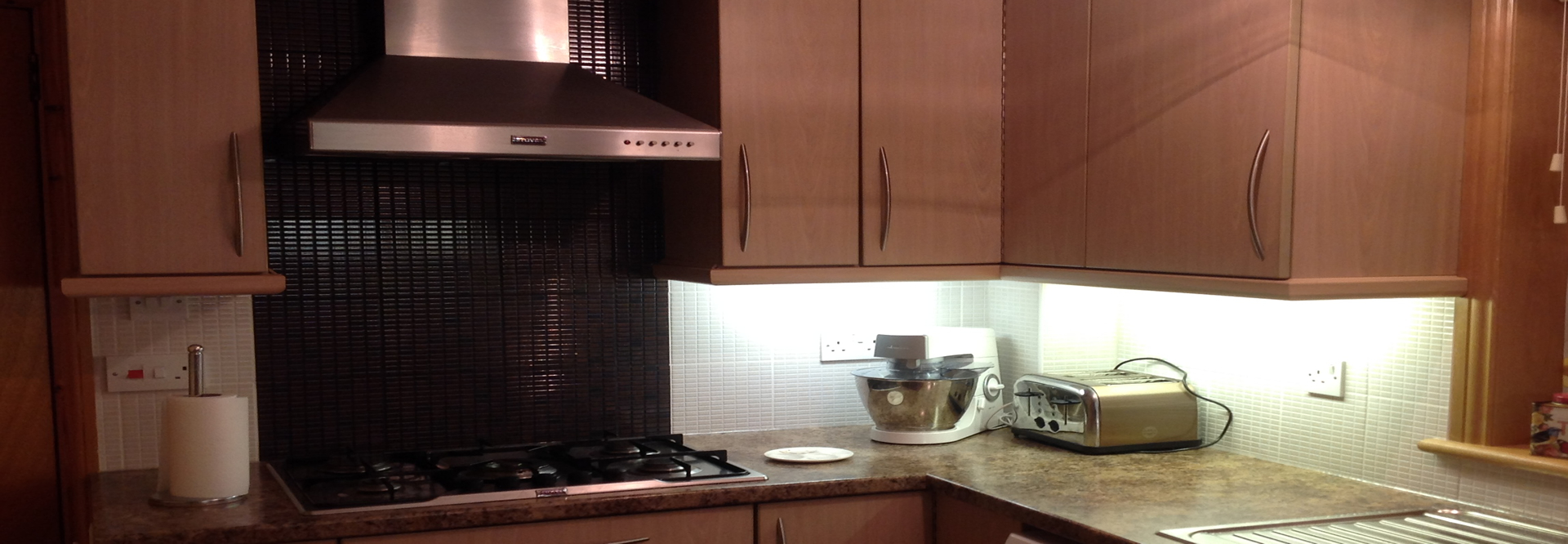 Timber kitchen with replacement worktops